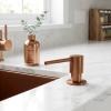 Pure.Sink Elite Steel Shine built-in Soap Dispenser PVD copper refillable from above PS9010-62